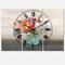 Designart 'French Cottage Bouquet I Mothers Farmhouse Multipanel Wall Clock